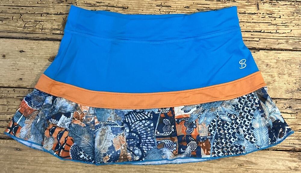 Sofibella Women’s Size S Blue Skirt Flower Print NWOT